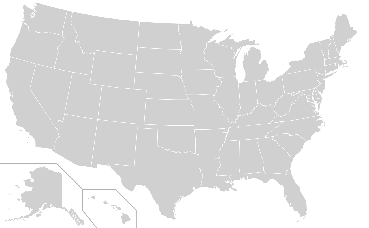 United States partner-network coverage map